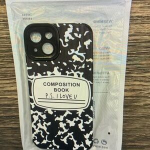 P.S. I Love U Black and White Phone Case